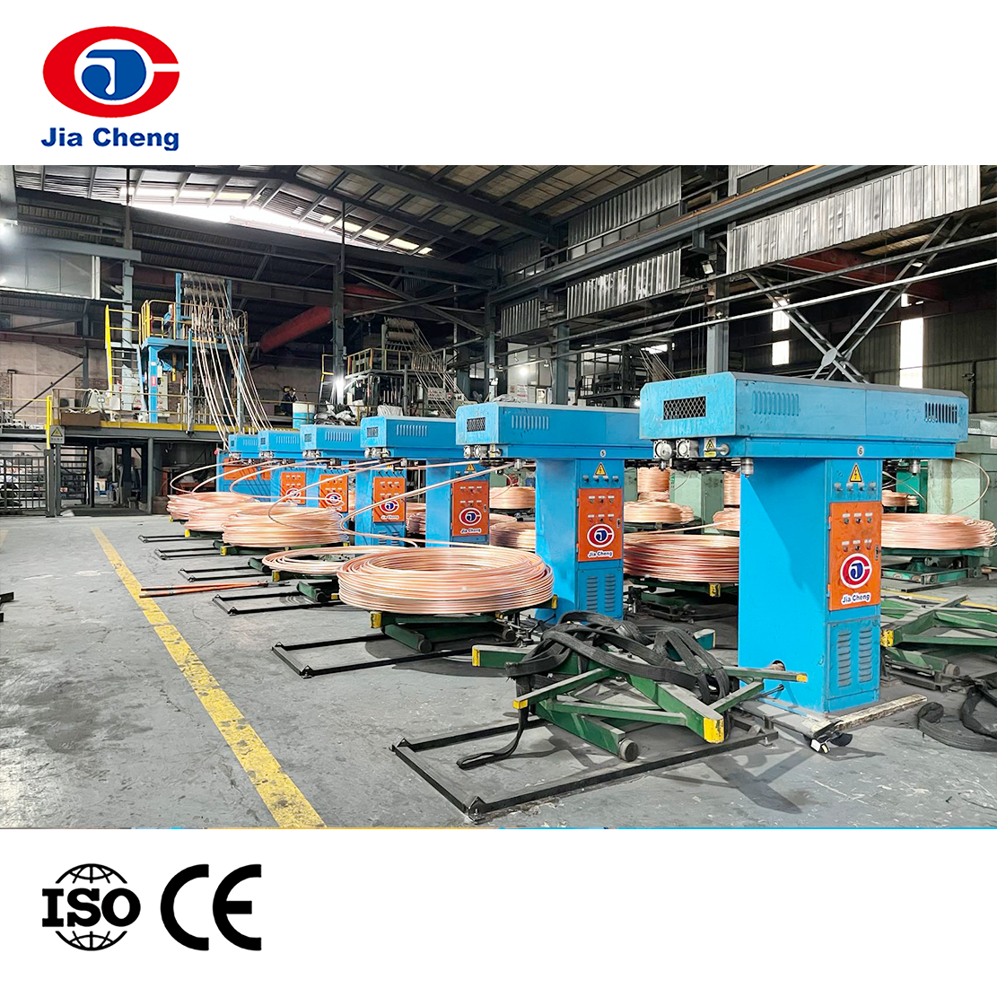 Upward Drawing Paraan ng Oxygen Free Copper Rod Continuous Casting Machine